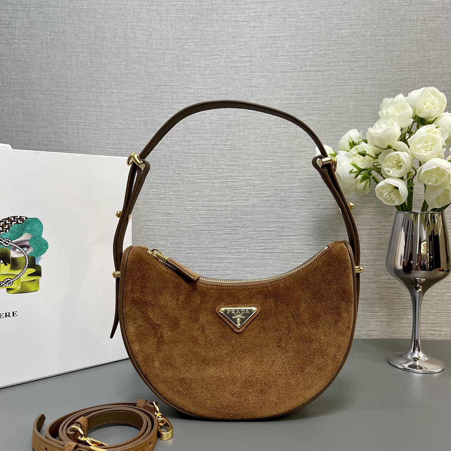 Pra*a top handle bags